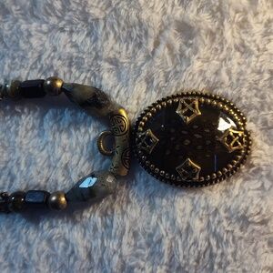 Fashion Statement Necklace Gold &‎ Black | Chico’s Inspired Design